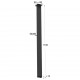 SQUARE LEG 30x60 / MAT BLACK